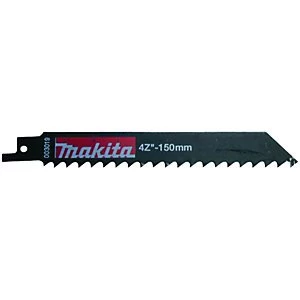 Image of Makita P 04999 Reciprocating Saw Blades for Wood 150mm Pack 5