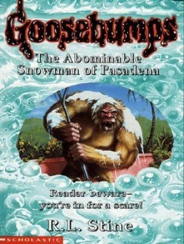 Image of The Abominable Snowman of Pasadena by R. L Stine Book