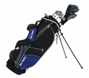 image of Ben Sayers M8 8 Golf Club Set and Stand Bag - Blue