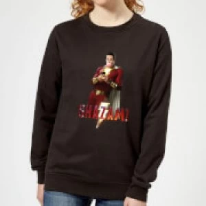 image of Shazam Bubble Gum Womens Sweatshirt - Black