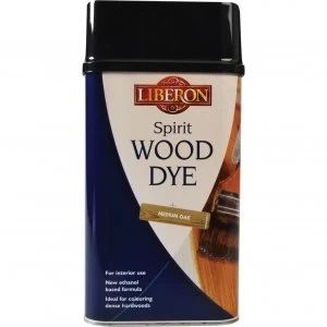 image of Liberon Spirit Wood Dye Medium Oak 1l