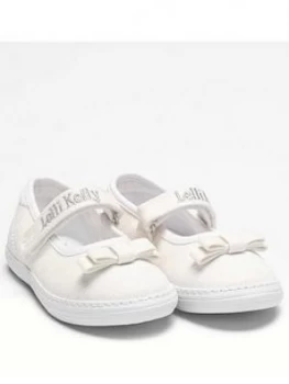 image of Lelli Kelly Girls New Sprint - White/Glitter, White Glitter, Size 10 Younger