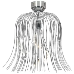 image of Victor Semi Flush Light Chrome