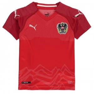 image of Puma Austria Home Shirt 2018 Junior - Red