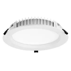 image of Aurora Enlite 45W Baffle Dimmable Integrated Downlight IP54 Cool White - EN-DDLH1045/40