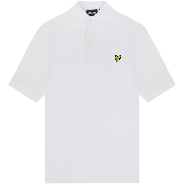 Image of Lyle and Scott Lyle Classic SS Polo In09 Short Sleeve Polos 3-4 Yrs White 31692501135