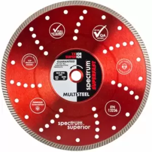 Image of Ox Tools - ox Spectrum Superior Turbo Dia Blade - Multi-Steel - 350/25.4mm