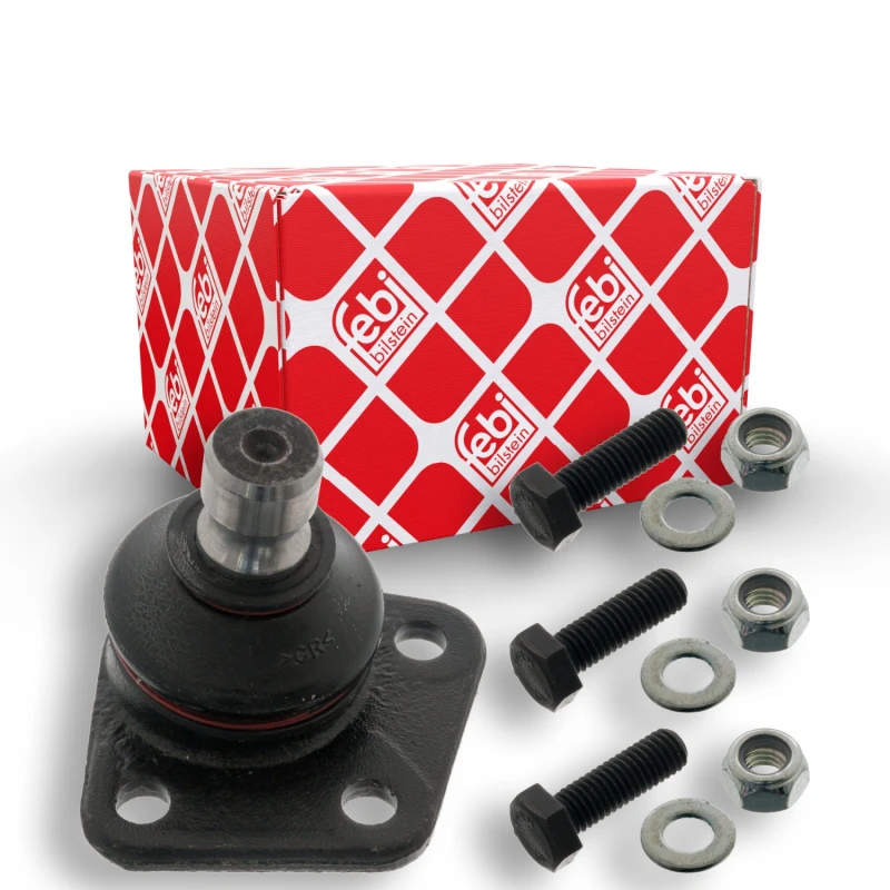 Image of FEBI BILSTEIN 25334 Ball joint OE Turbo NEW, Front Axle Right, with fastening/mounting material Support-/Steering Link (2462)