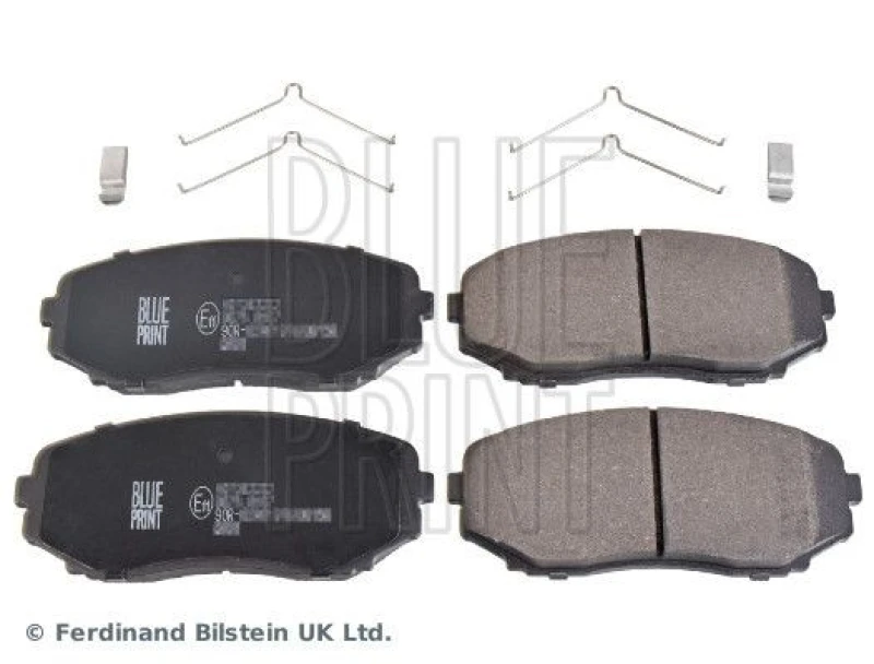 Image of Blue PRINT Brake pad set Blue PRINT ADC44291