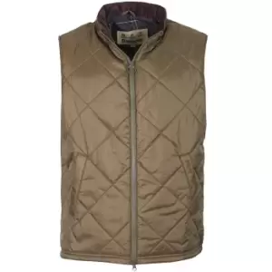 Image of Barbour Mens Finn Quilted Gilet Olive XXL