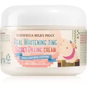 Image of Elizavecca Milky Piggy Real Whitening Time Secret Pilling Cream Moisturizing Softening Cream with Exfoliating Effect 100ml