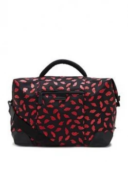 Image of Lulu Guinness Red Painted Lip Fenella Holdall