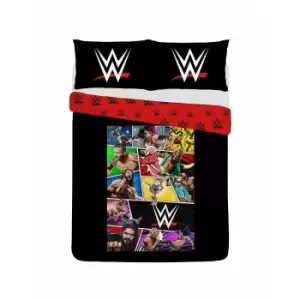 WWE Royal Rumble Duvet Cover Set (Double) (Multicoloured)