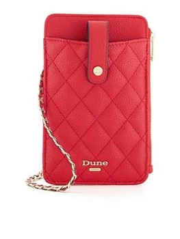 image of Dune London Kimmyy Phone Crossbody Bag - Red