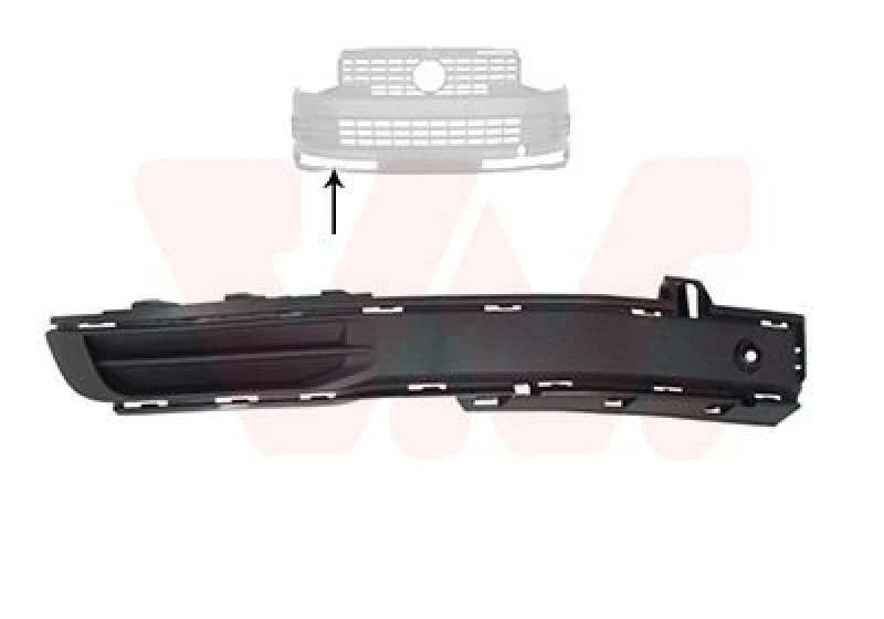 Image of VAN WEZEL Bumper cover VAN WEZEL 5791596