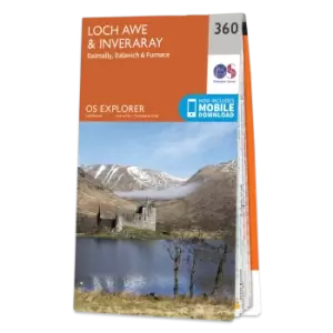 Image of Map of Loch Awe & Inveraray