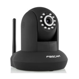 image of Foscam FI9821P Plug and Play HD 720P Wireless Indoor IP Camera Black