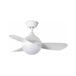 Image of Faro Hvar White Ceiling Fan with LED Light