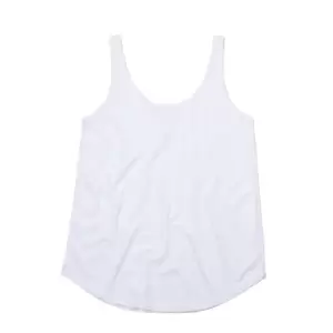 Image of Mantis Womens/Ladies Loose Fit Sleeveless Vest Top (XXL) (White)