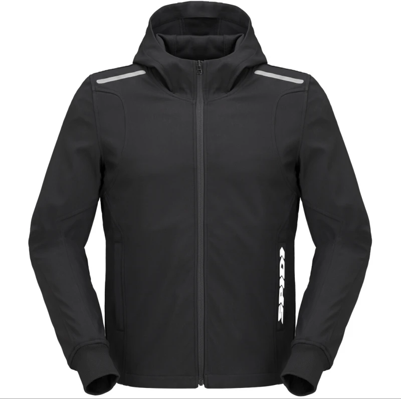 Image of Spidi Armor Hoodie Light Black Size S