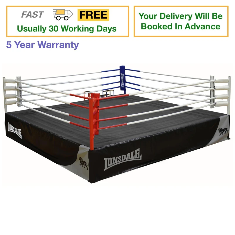 Image of Lonsdale Deluxe 18ft Competition Ring - unisex One Size