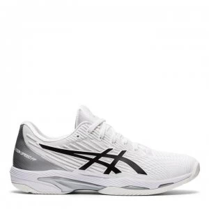 Image of Asics Solution Tennis Shoes - White/Black