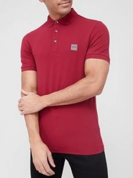 image of Hugo Boss Passenger Polo Shirt Dark Red Size 2XL Men