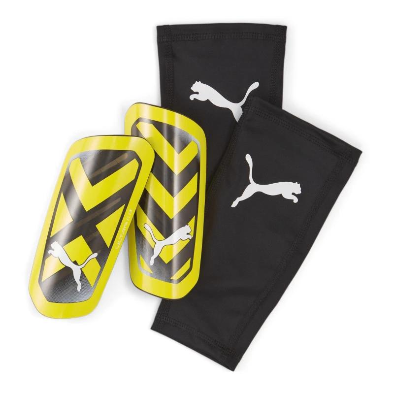 Image of Puma Ultra Flex Shin Guard - Yellow Yellow S