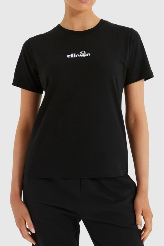 Image of Ellesse Womens Svetta T-Shirt in Black Size: 6 Black Female 6