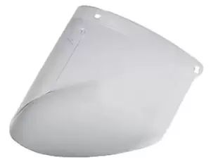 image of 3M Clear PC Visor, Resistant To Flying Particles, Liquids