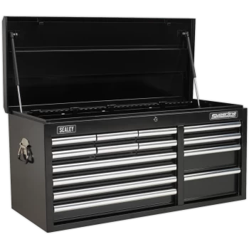 image of Sealey Superline Pro 14 Drawer Heavy Duty Tool Chest Black