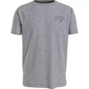 Image of Tommy Hilfiger CN SS TEE LOGO - Grey