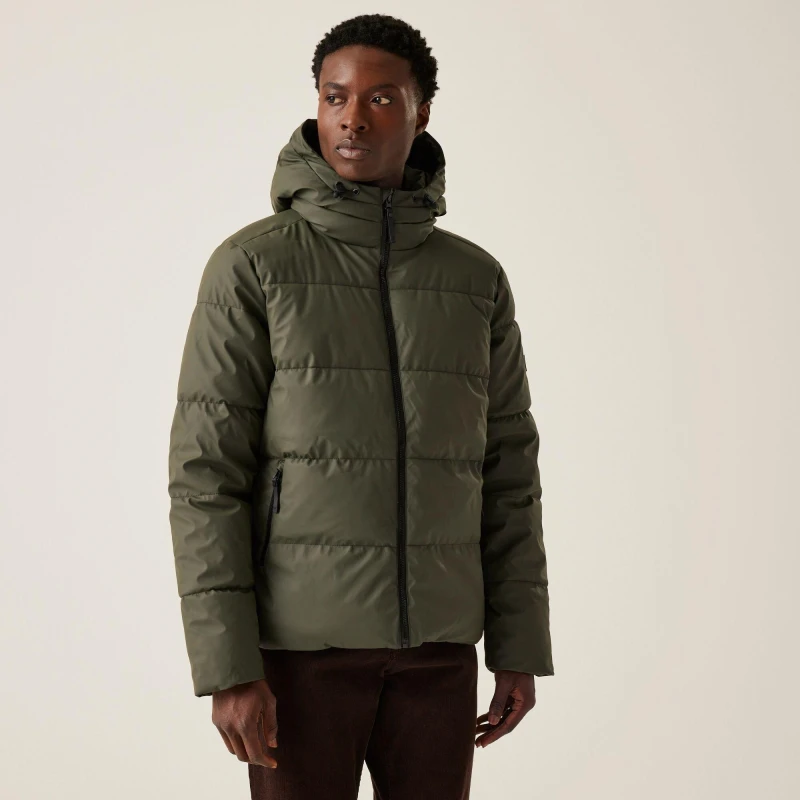 Image of Regatta Saltern Padded Jacket Dark Khaki male S
