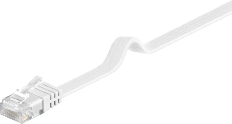 Image of Microconnect V-UTP6015W-FLAT networking cable White 1.5 m Cat6 U/UTP (