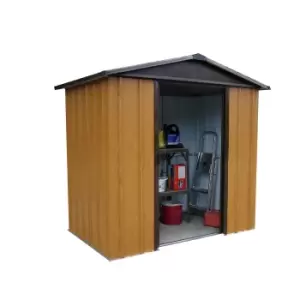 Image of Yardmaster 6x4.5ft Wood Effect Shed (includes Steel Floor Frame kit)