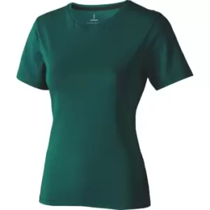 Elevate Womens/Ladies Nanaimo Short Sleeve T-Shirt (S) (Forest Green)