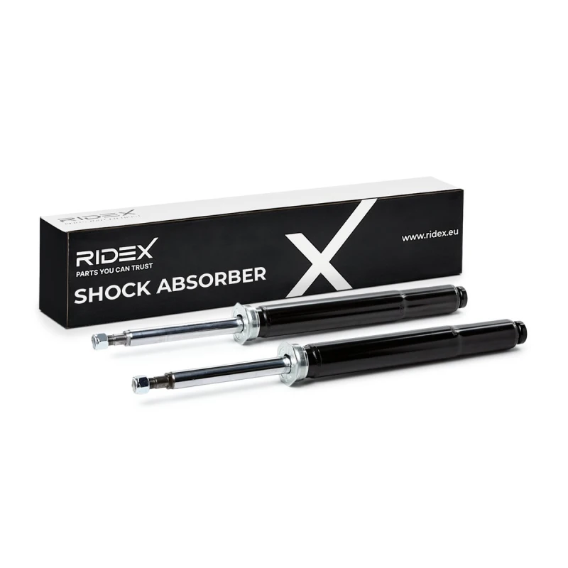 Image of RIDEX 854S21233 Shock absorber Front Axle, Gas Pressure, Twin-Tube, Suspension Strut Insert, Top pin Shock Absorber (854)
