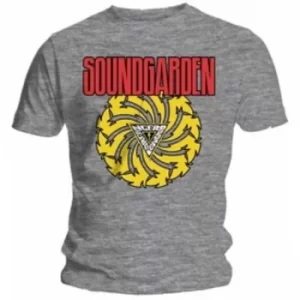 image of Soundgarden Badmotor Finger Mens Grey T Shirt: Medium