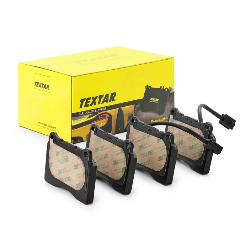 Image of TEXTAR 2375603 Brake pad set with integrated wear warning contact Brake Pad Set,disc brake (402)