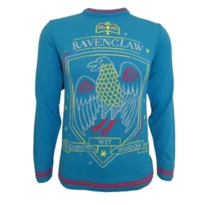 Image of Harry Potter Ravenclaw Eagle Crest Unisex Christmas Jumper