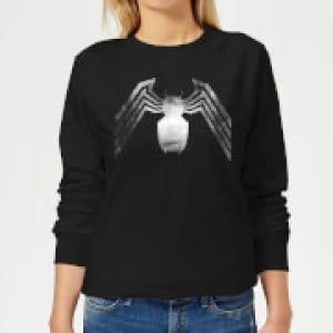 Venom Chest Emblem Womens Sweatshirt - Black - XL