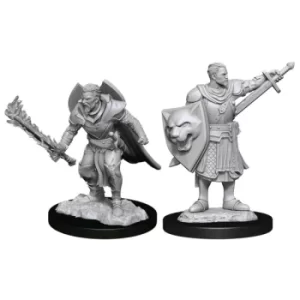 Image of Pathfinder Battles Deepcuts Unpainted Miniatures (W14) Human Champion Male