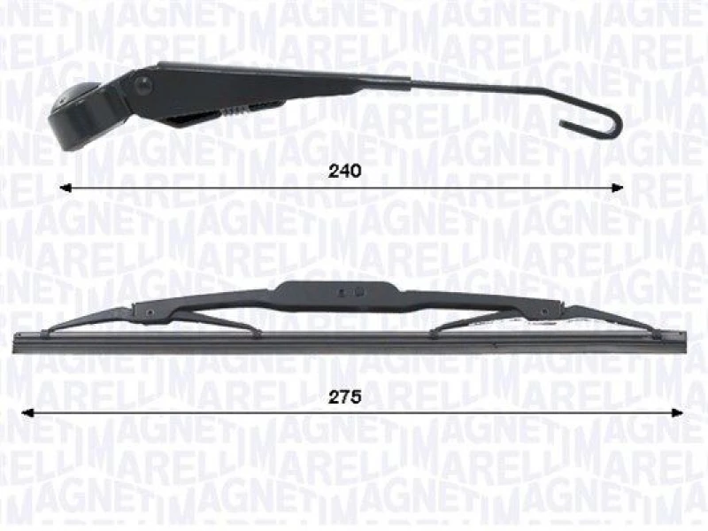 Image of MAGNETI MARELLI Wiper arm set MAGNETI MARELLI 000723180473