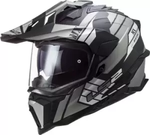 Image of LS2 MX701 Explorer HPFC Atlantis Motocross Helmet, silver, Size L, silver, Size L