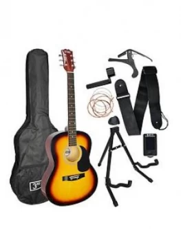 Image of 3Rd Avenue Acoustic Guitar Premium Pack - Sunburst