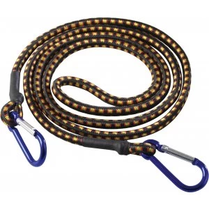 image of SupaTool Bungee Cord with Carabiner Hooks 600mm x 8mm