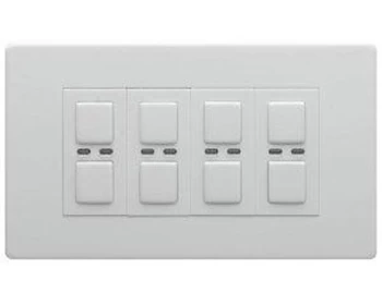 image of LightwaveRF 230V 4 Gang Master Dimmer - White - JSJSLW440WH