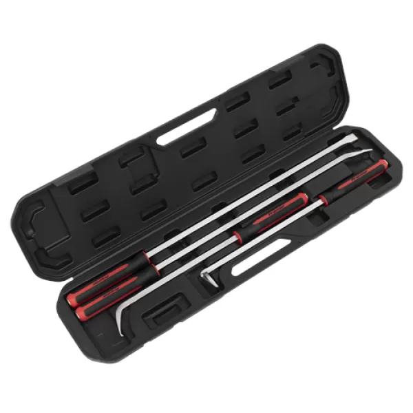 Image of Genuine SEALEY AK9100 Prybar Set 4pc Heavy-Duty