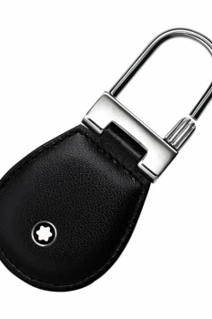 Image of Mont Blanc - Meisterstuck Key Fob - Key Rings - Black