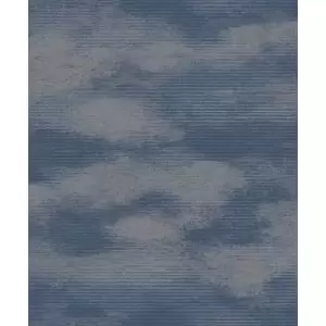 Image of Holden Decor Stratus Navy Wallpaper - 10.05 m x 53 cm